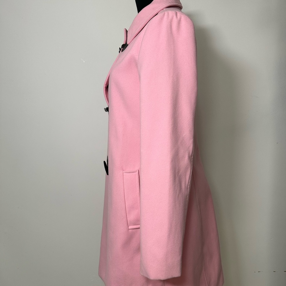 Women's Pink Toggle Coat - Picture 4 of 8